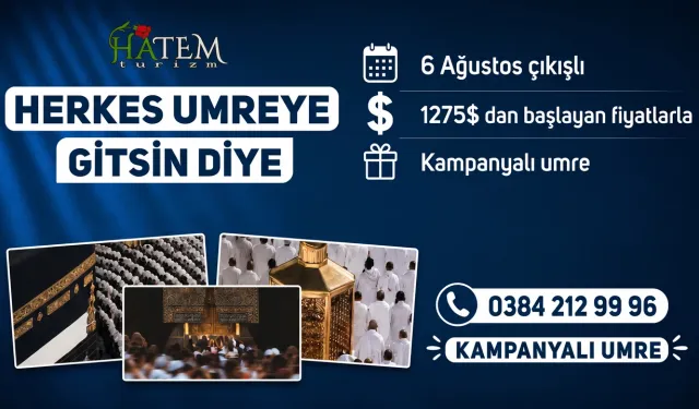 Hatem Turizm’den Kaçırılmayacak Umre Kampanyası