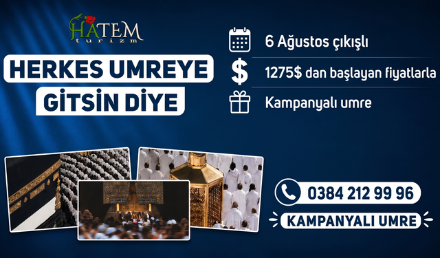 Hatem Turizm’den Kaçırılmayacak Umre Kampanyası