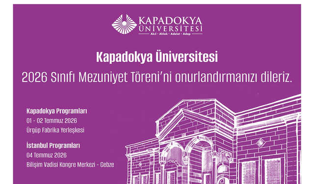Kapadokya Üniversitesi’nde Mezuniyet Heyecanı Başlıyor