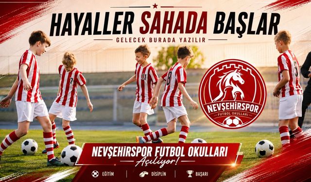 Nevşehirspor Futbol Okulları açılıyor