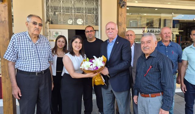 Bayraktar, Ürgüp Ziraat Odası’nı ziyaret etti