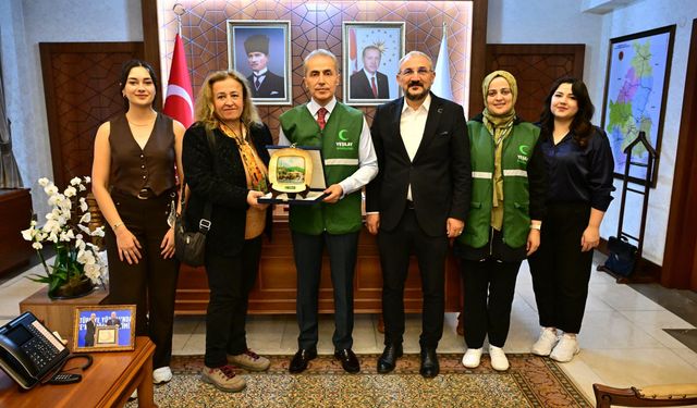 Yeşilay Heyetinden Nevşehir Valisi Kök’e Hayırlı Olsun Ziyareti