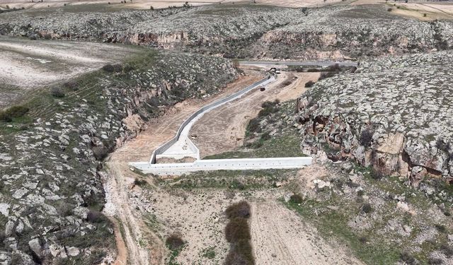 DSİ’den Nevşehir Mazı Köyü Harımlar Deresi’nde Taşkın Önleme Çalışması