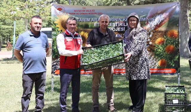 Nevşehirli üreticilere 60 bin sebze fidesi dağıtıldı