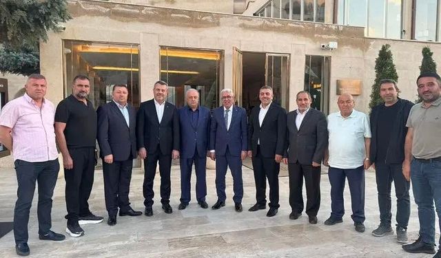İKNEVDER Heyetinden NTSO Başkan Adayı Mehmet Ali Öbekli’ye Ziyaret