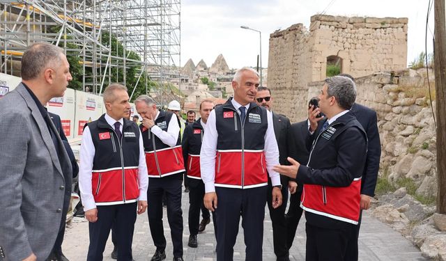 Bakan Ersoy’dan Kapadokya’ya Yoğun Mesai