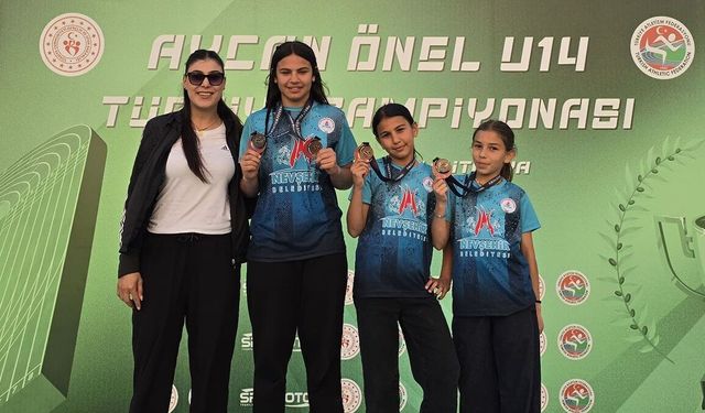 Nevşehirli Atletler Kütahya’dan 4 Bronz Madalya ile Döndü