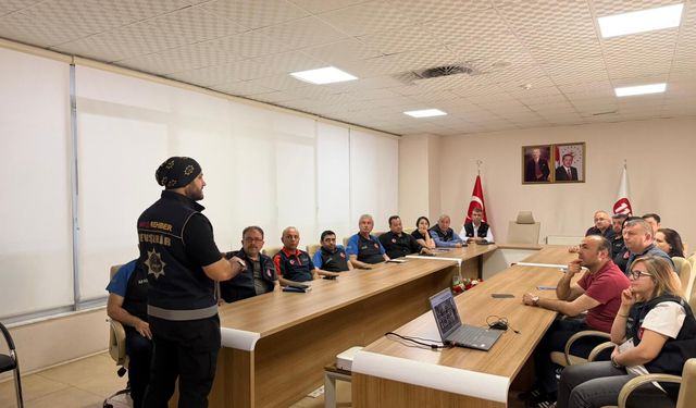 Nevşehir’de AFAD Personeline Narkotik Bilgilendirme Eğitimi
