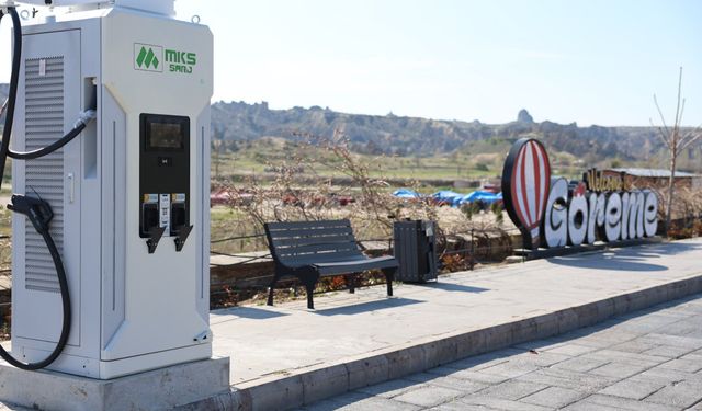 Göreme’de 4 Noktaya Şarj İstasyonu Kuruldu