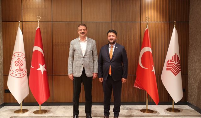 Milletvekili Emre Çalışkan’dan Vakıflar Genel Müdürü Sinan Aksu’ya Ziyaret