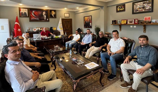 NTSO Başkan Adayı Mustafa Ertaş’tan Başkan Eren'e Ziyaret