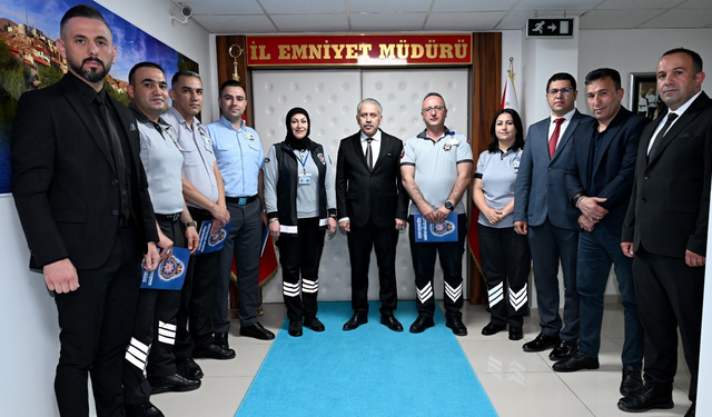 Nevşehir İl Emniyet Müdürü Karaman'a Özel Güvenlik Ziyareti