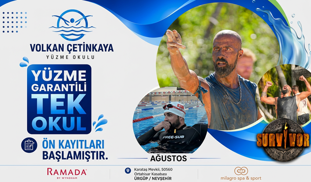 Volkan Çetinkaya Yüzme Okulu’nda Ağustos Kayıtları Başladı