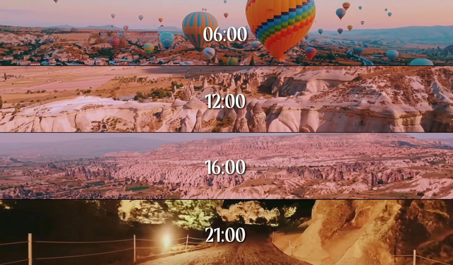 Kapadokya'da Turizm 12 Ay, 24 Saat Yaşıyor