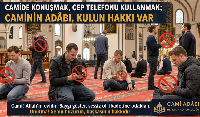 Caminin adâbı, kulun hakkı var ...