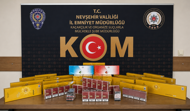 Nevşehir KOM'dan Kaçakçılara Büyük Darbe