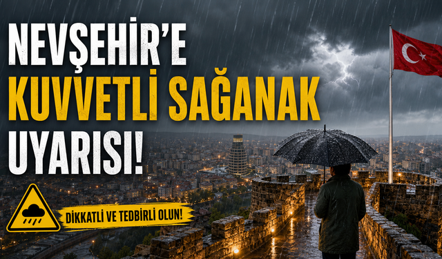 Meteoroloji Uyardı: Nevşehir'de 2 Gün Yağış Bekleniyor
