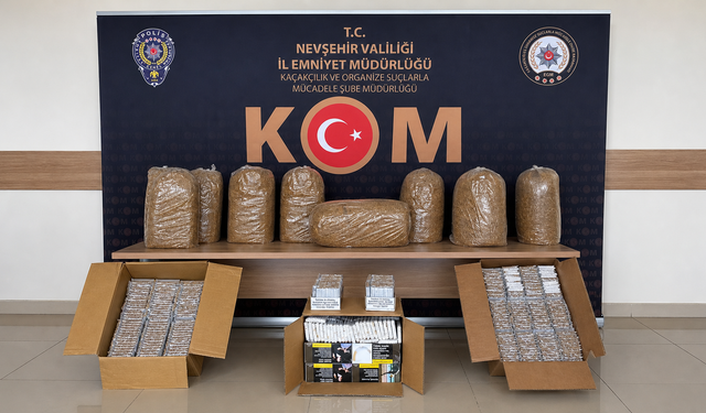 Nevşehir'de Kaçak Tütüne Büyük Darbe