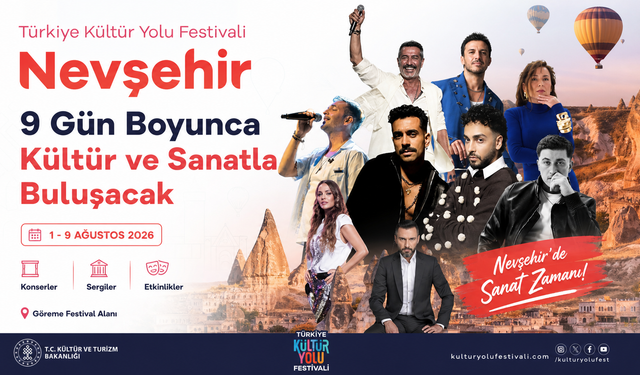 Nevşehir Kültür Yolu Festivali Başlıyor