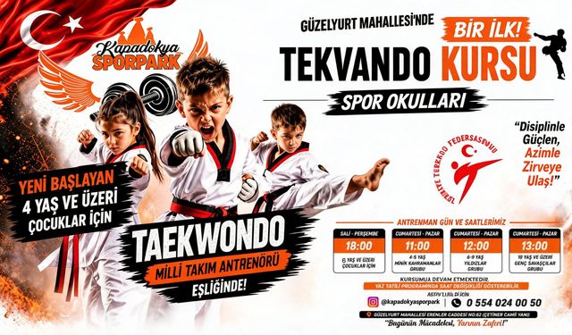 Nevşehir'de Yaz Sporunun Adresi: Kapadokya Sporpark