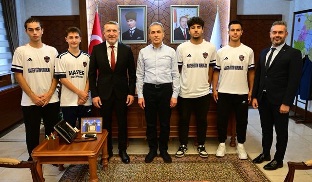 Nevşehir Gücü Spor Kulübü'nden Vali Hüseyin Kök'e Ziyaret