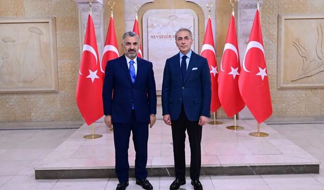 Türk Telekom Genel Müdürü Şahin'den Nevşehir Valisi Kök'e Ziyaret
