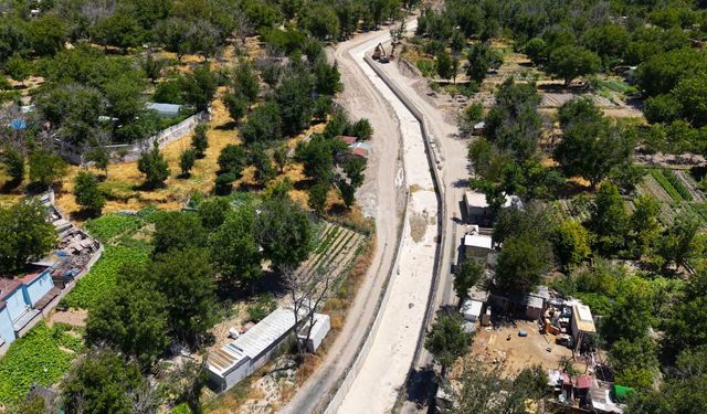 DSİ'den Nar Beldesine Taşkın Kontrol Yatırımı