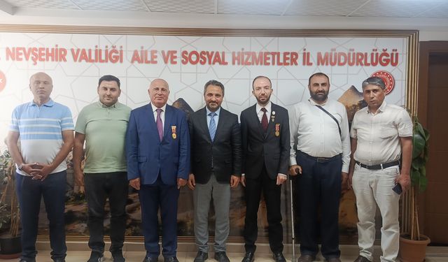 Nevşehirli Gazilerden İl Müdürü Mahmut Selçuk'a Veda Ziyareti