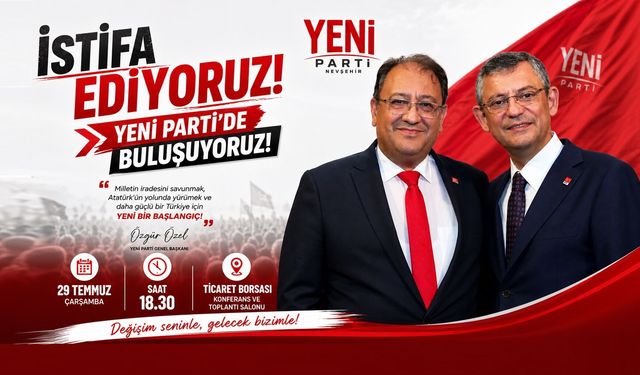 Yumuş: "İstifa edip, YENİ parti'de buluşuyoruz'