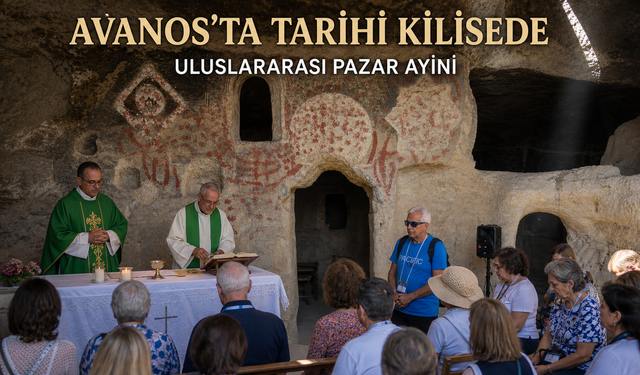 İtalyan Din Adamları Avanos'ta Pazar Ayini Düzenledi