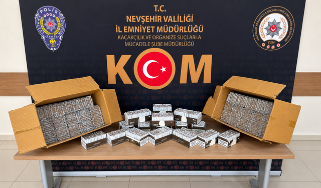 Nevşehir Polisi Kaçak Makarona Geçit Vermedi