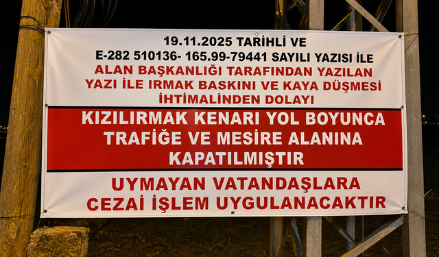 Sarıhıdır’da Irmak Kenarı Mesire Alanı Kapatıldı