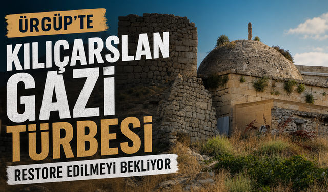 Ürgüp’ün tarihi türbe restore edilmeyi bekliyor