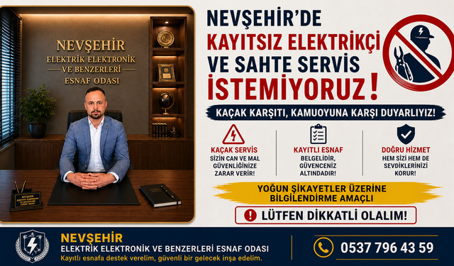 Nevşehir’de Vatandaşlara 'Sahte Servis' Uyarısı