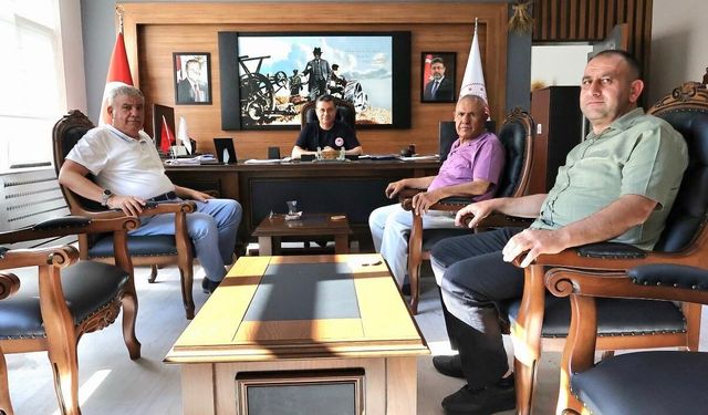 NTB Başkan Adayı Mustafa Çelebi’den İl Tarım Müdürü Özgür Memiş’e Ziyaret