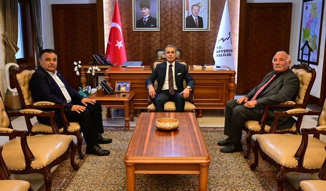 Vali Kök, Hacı Bektaş-ı Velî Dergahı Vakfı heyetini kabul etti