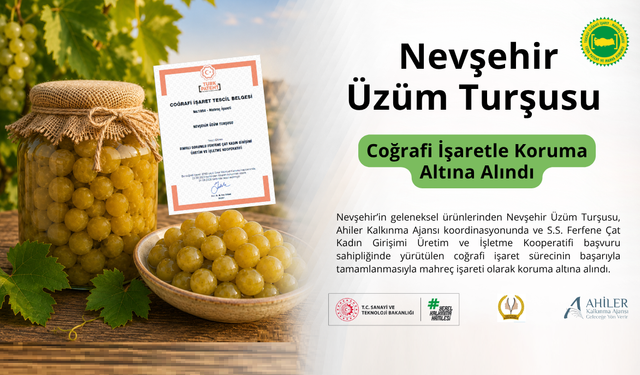 Nevşehir üzüm turşusu artık koruma altında