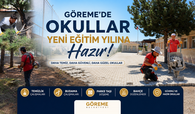 Göreme’de Okullar Yeni Eğitim Yılına Hazır!