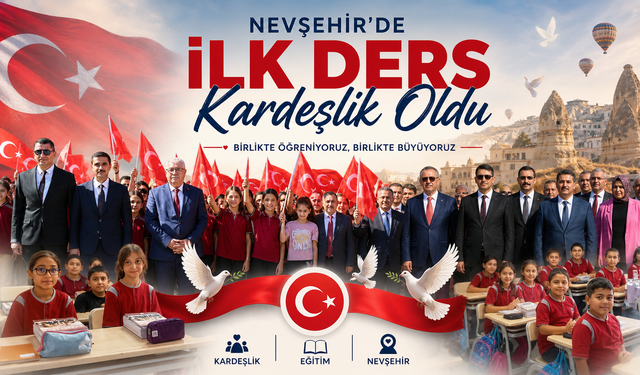 Nevşehir’de Okullarda İlk Gün Heyecanı