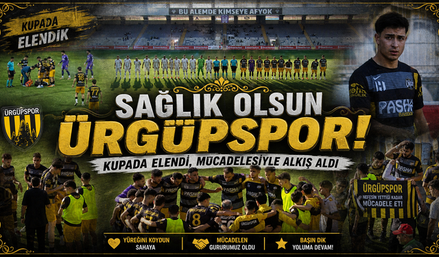 Ürgüpspor Afyon'da Ziraat Türkiye Kupası’na Veda Etti