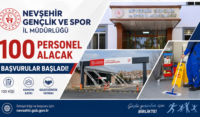 Nevşehir’de 100 Kişilik TYP Personel Alımı Başlıyor