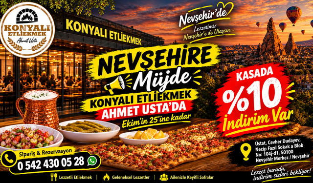 Konyalı Etli Ekmek’te Kasada Yüzde 10 İndirim