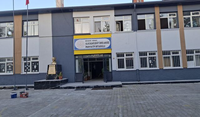 Nevşehir Alacaşar’da Eğitime Gönül Verenler Okulu Yeniledi