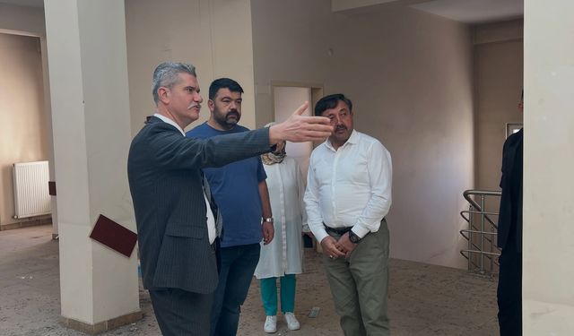 Acıgöl Yeni Adliye Binasında Çalışmalar Sürüyor
