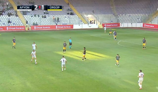 1923 Afyonspor 2-1 Ürgüpspor (Maç sonucu)