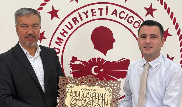Eğitim-Bir-Sen’den Acıgöl Kaymakamı Konak’a Hayırlı Olsun Ziyareti
