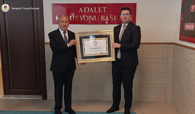 NTB Başkanı İbrahim Salaş Mazbatasını Aldı