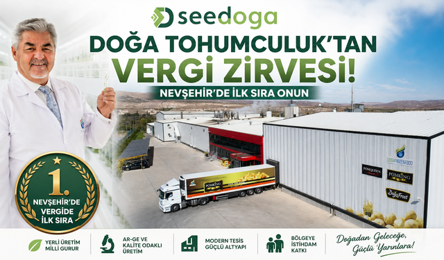 Nevşehir’in Gururu Doğa Tohumculuk: Kurumlar Vergisinde Zirvede