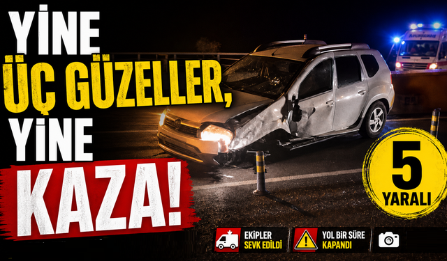 Ürgüp Üç Güzeller Mevkiinde Yine Kaza! 5 Yaralı
