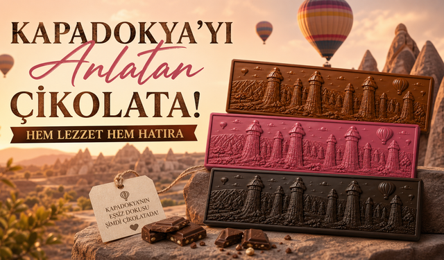 Kapadokya’nın Güzellikleri Çikolataya Dönüştü!